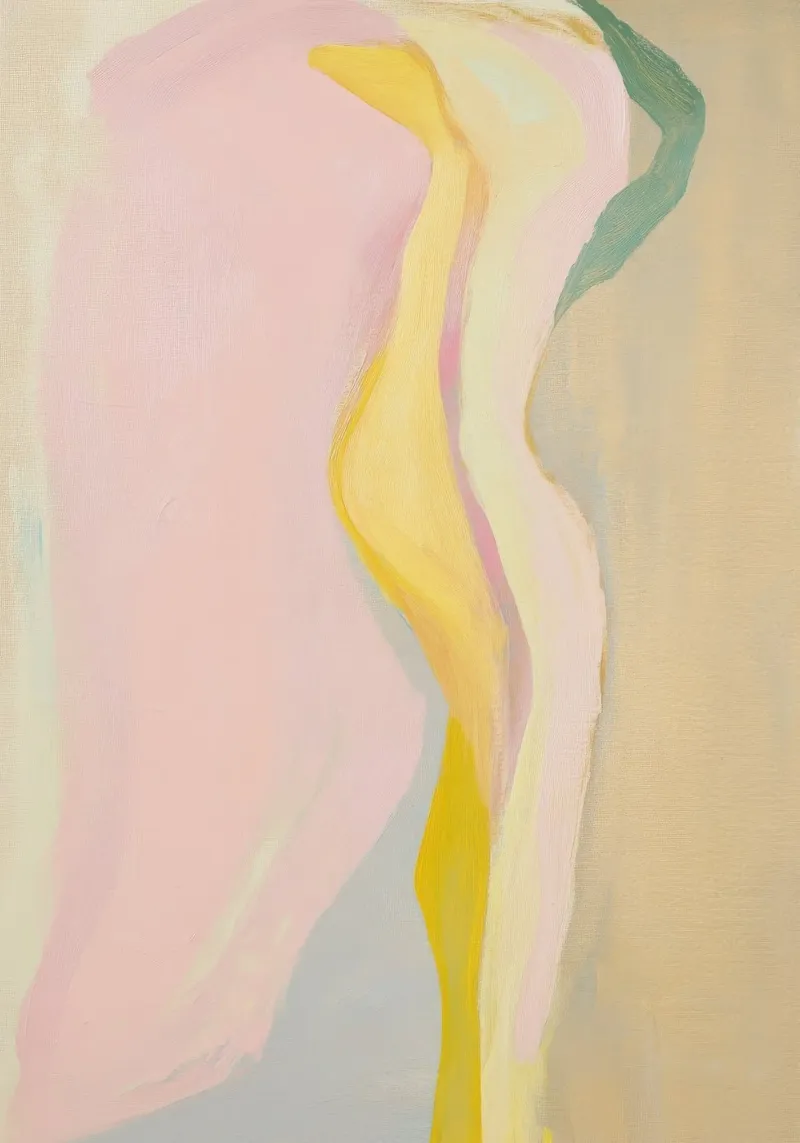Forma femminile in colori pastello poster da Euphoria Theresa
