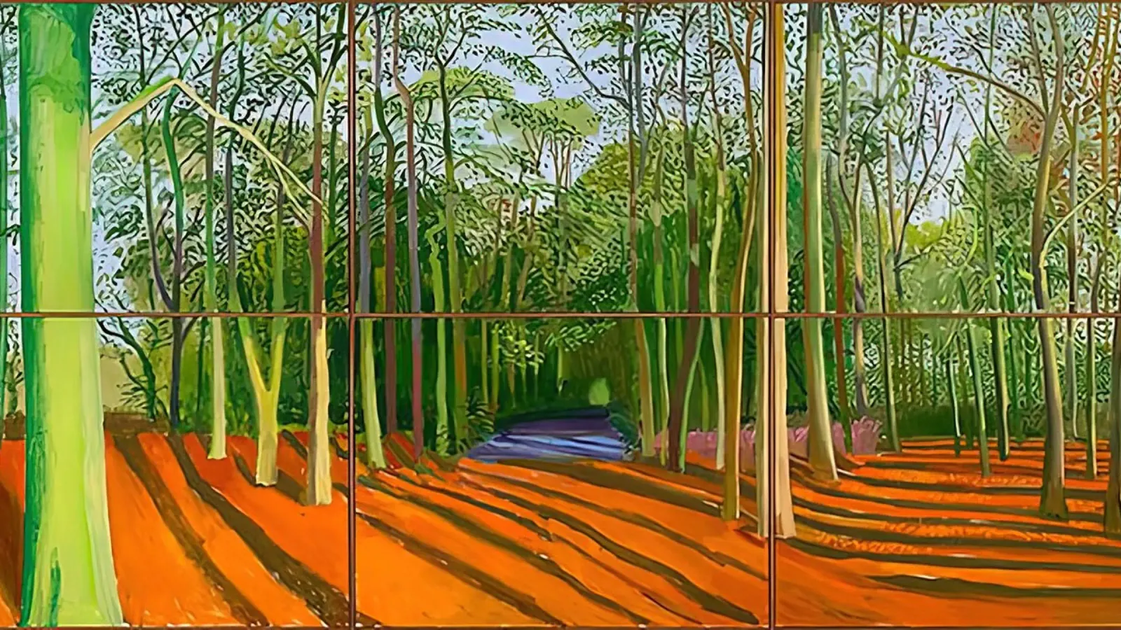 2006, Bosco di Woldgate poster con telaio in legno da Glen Stephens
