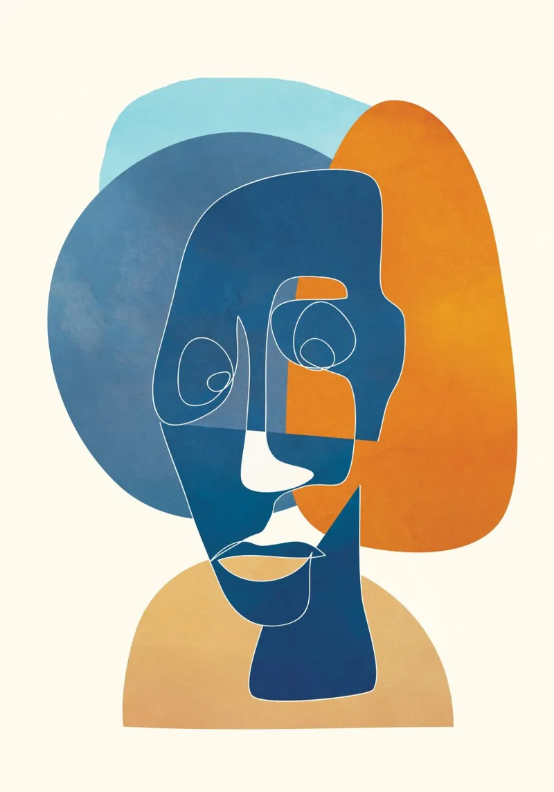 Abstract Mask Design 4 canvas by cityart