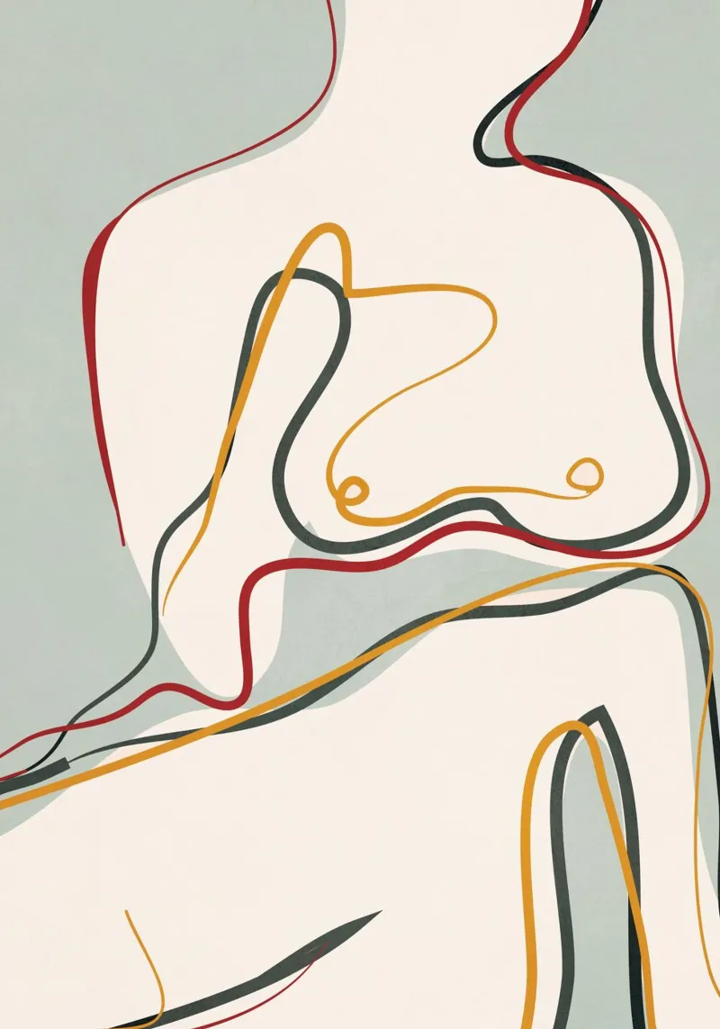 Abstract Thought Movement 1 canvas by Nadjaa
