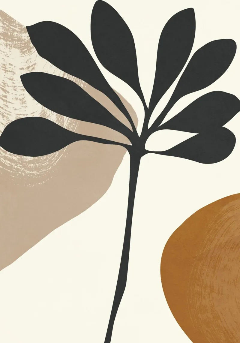 Art abstrait Plante 2 hahnemühle de ThingDesign