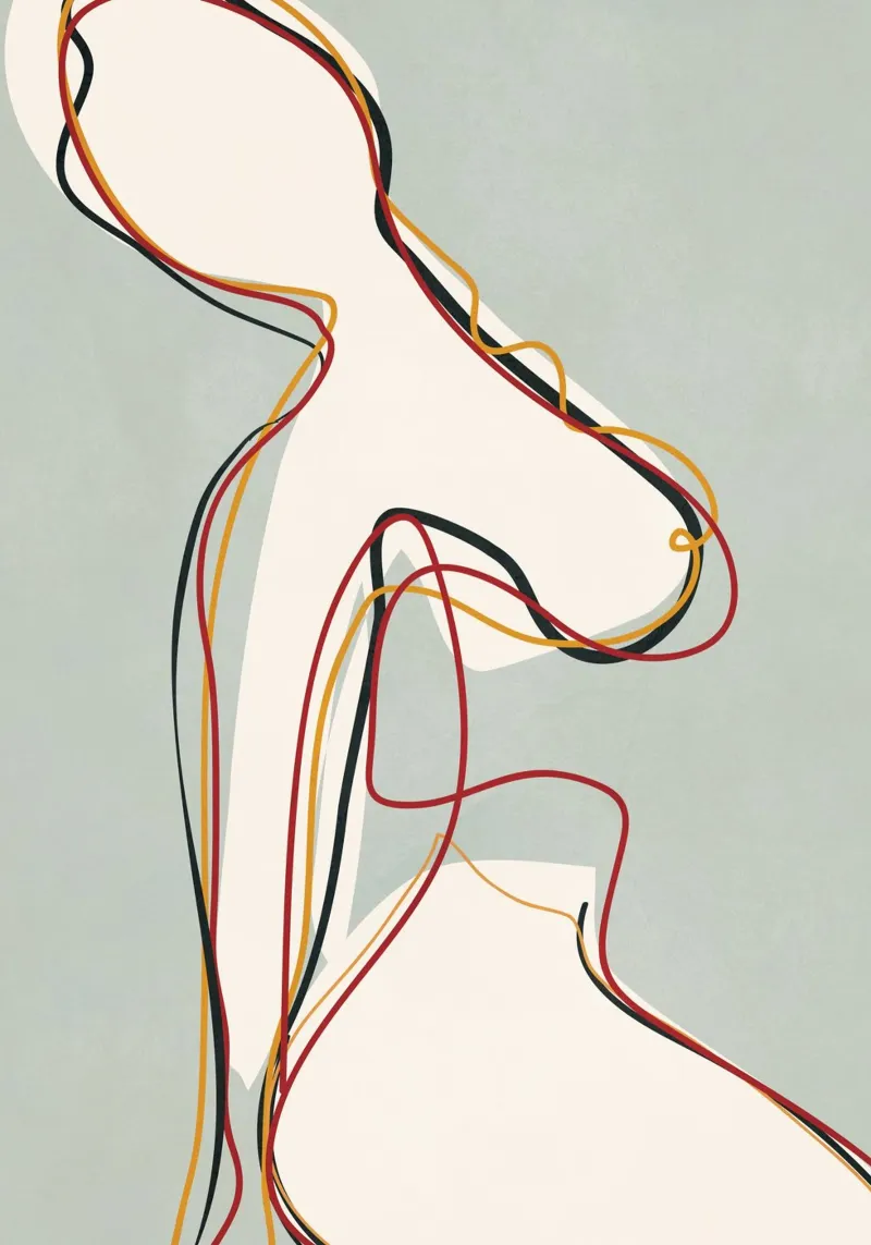 Abstract Thought Movement 2 canvas by Nadjaa