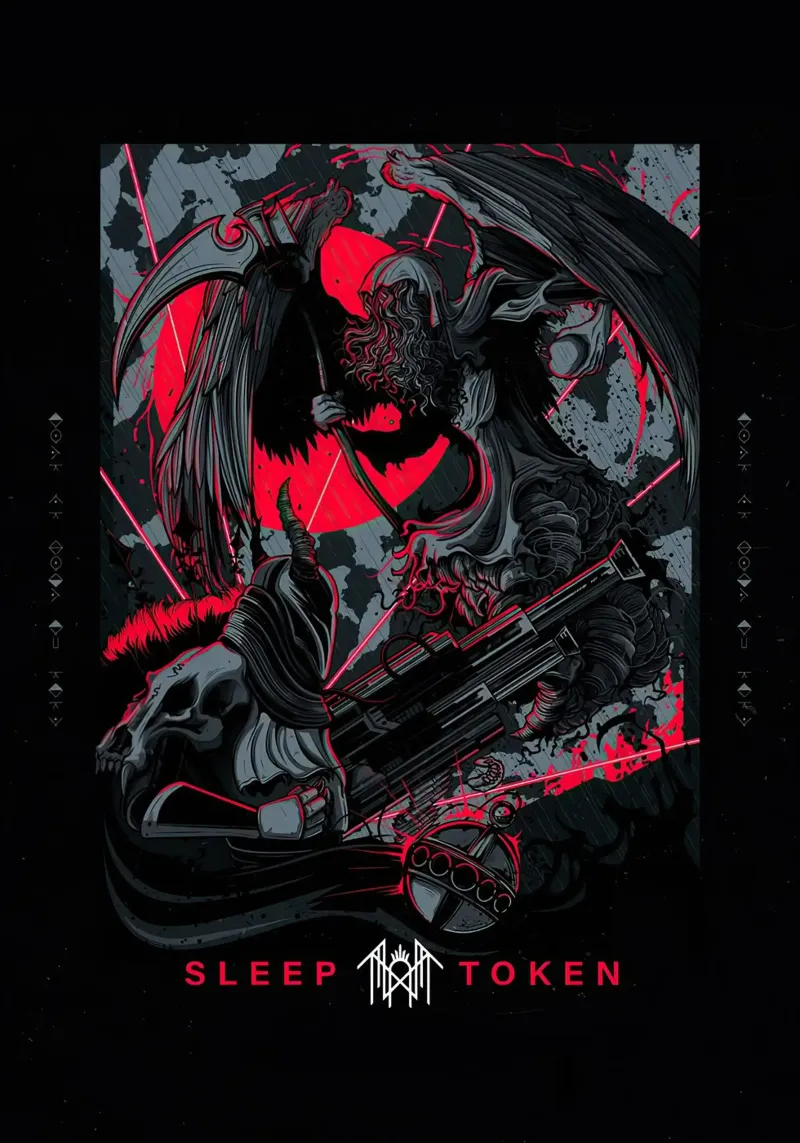 Gettone del sonno in metallo poster con telaio in legno da shiners