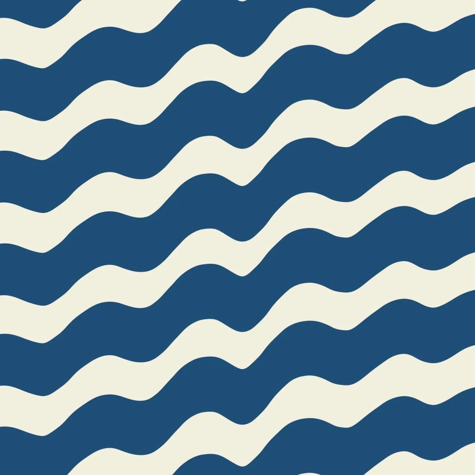 Waves pattern 21 canvas with Floater frame by Little Dean