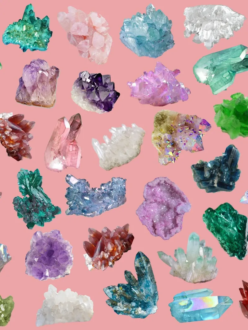Magic Crystals poster con telaio in alluminio da MsGonzalez