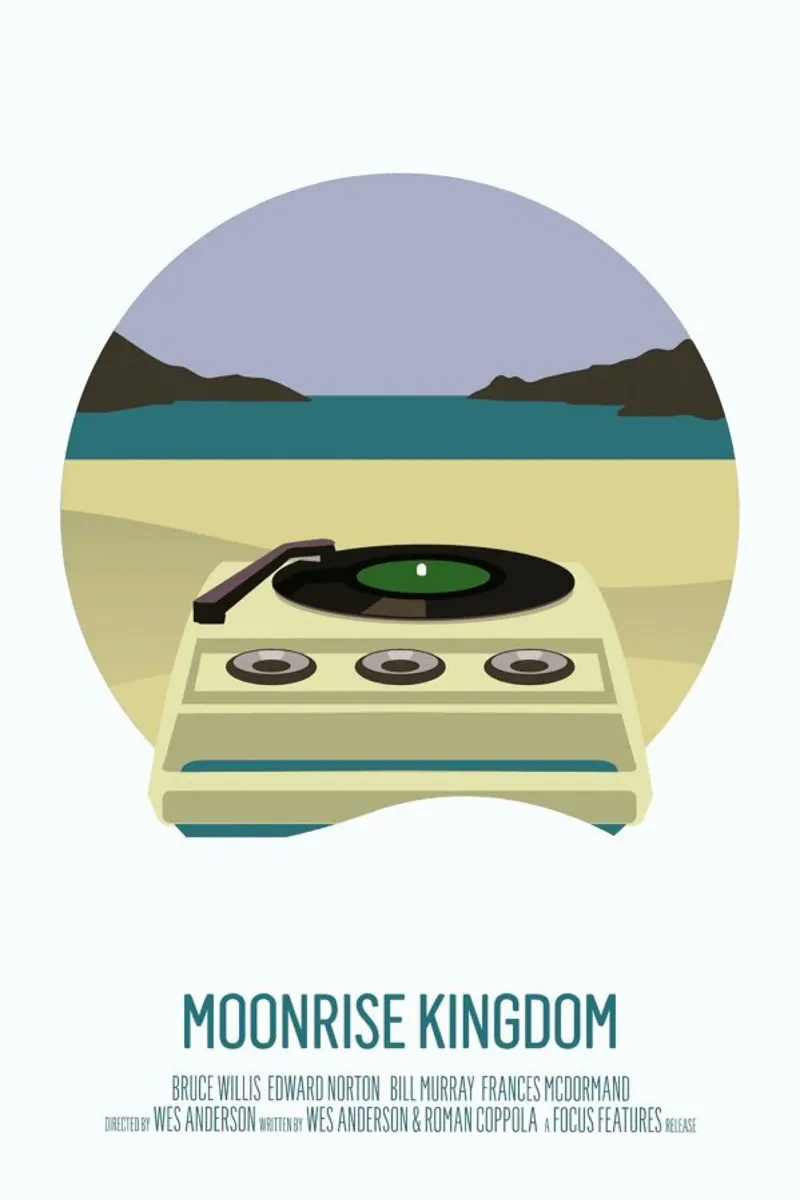 Moonrise Kingdom alluminio dibond da Bruno Morphet