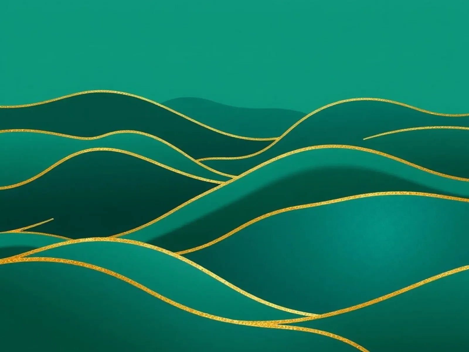 Un viaggio verdeggiante tra le colline: poster da Artistic-shop