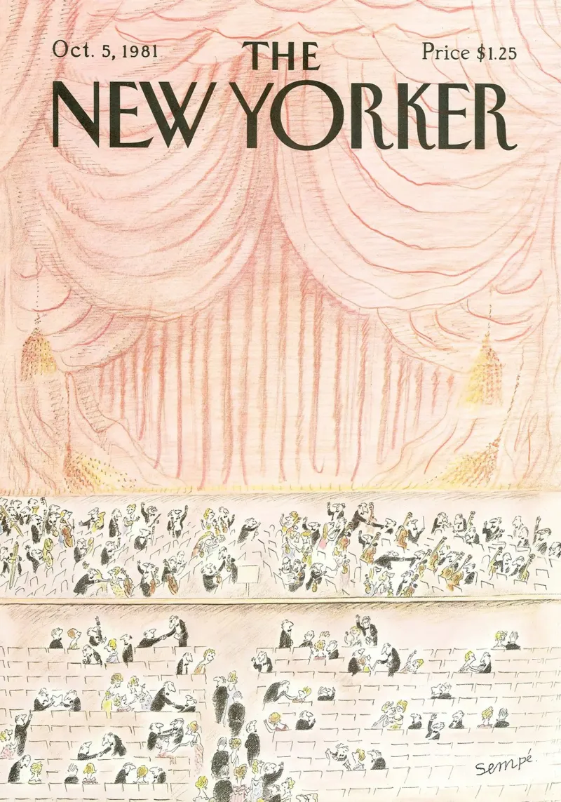 La copertina del New Yorker 1981 poster da Mr.Lorenzo