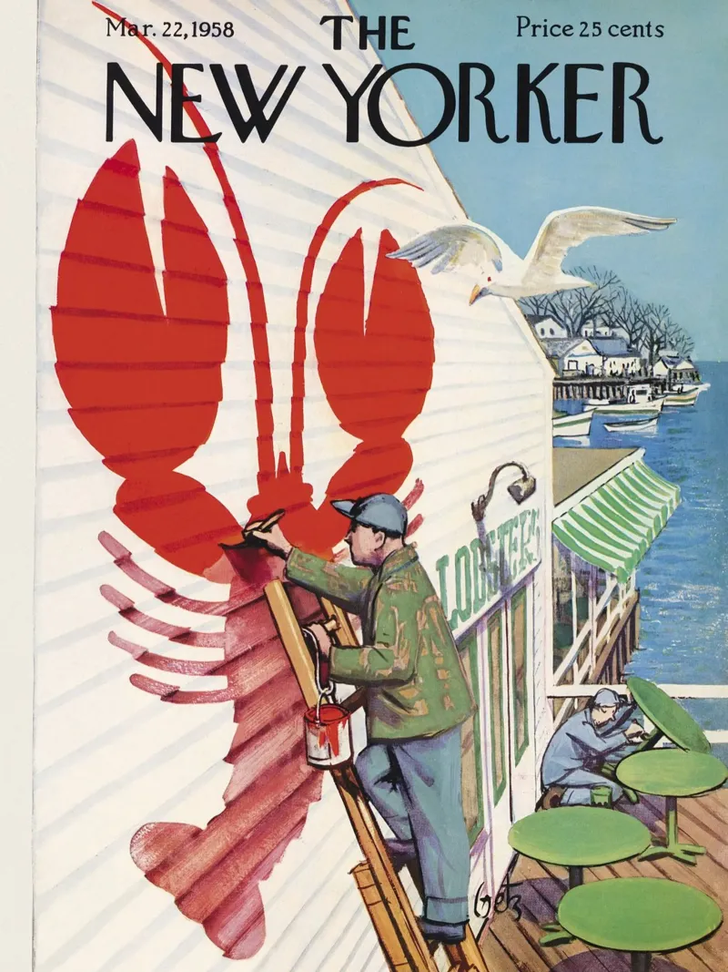 Il New Yorker sabato 22 marzo 1958 poster da Mr.Lorenzo