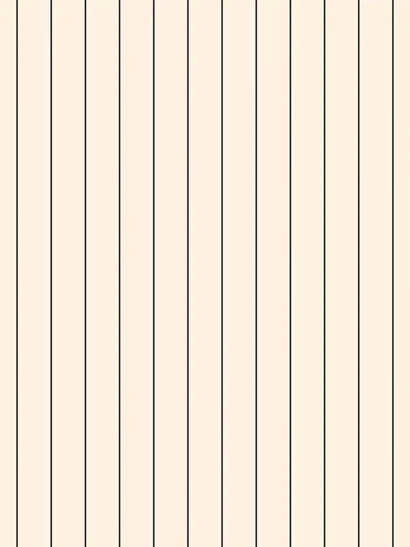 Minimal Basic Classic Stripes | Nero su Avorio pellicola backlit da Beauty in Simplicity