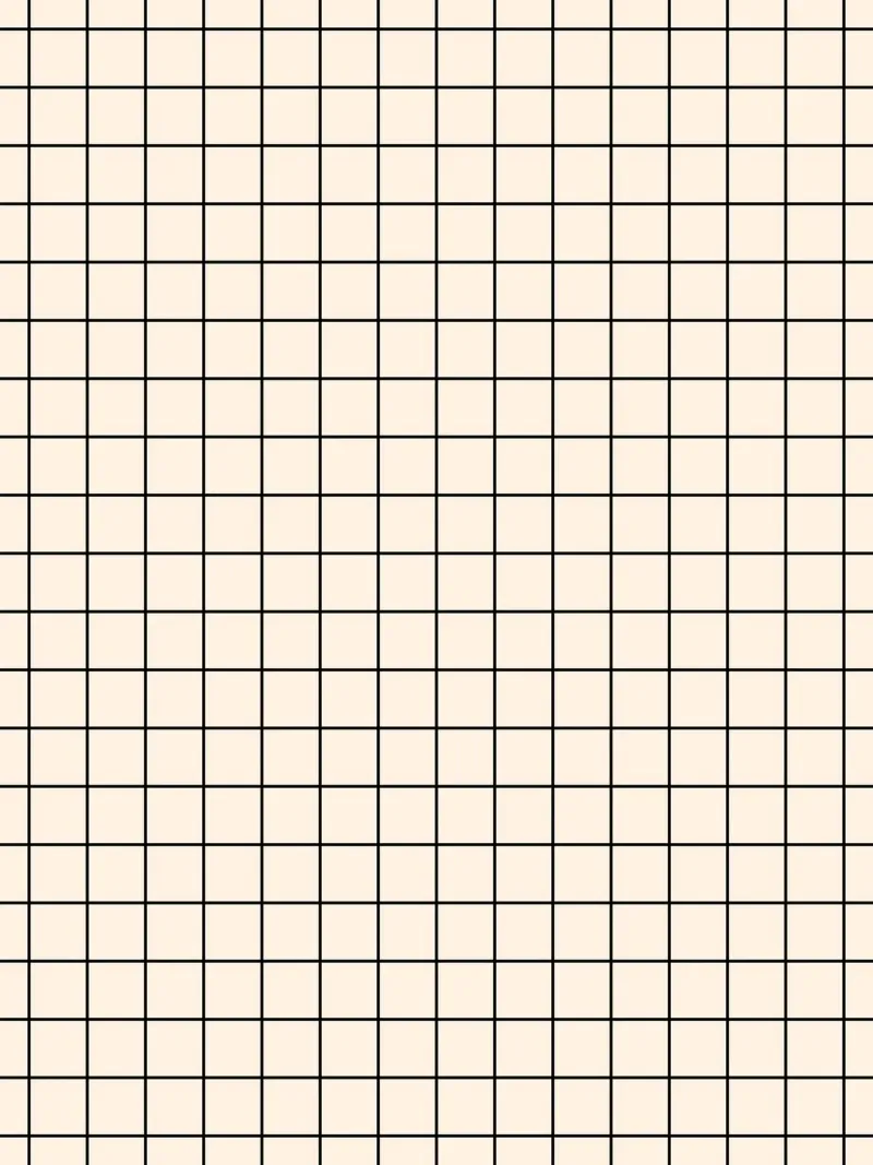 Minimal Classic Basic Grid | Schwarz auf Elfenbein Hahnemühle von Beauty in Simplicity