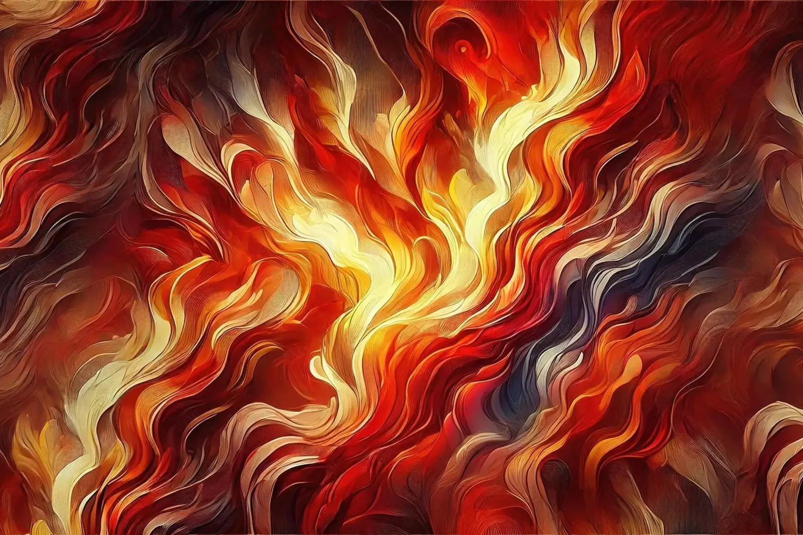Elemento Fuoco Fiamma Cremisi poster da Chromatic Fusion Studio