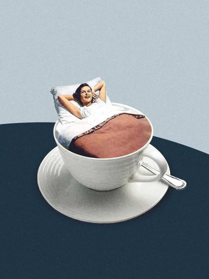 Maarten Leon - Rituali del mattino poster con telaio in alluminio da mix mate