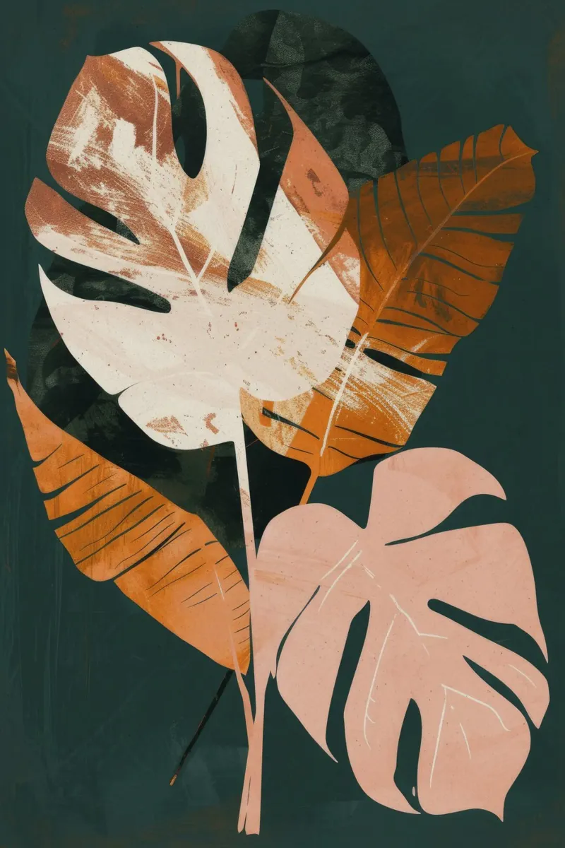Jungle Leafs pellicola backlit da treechild