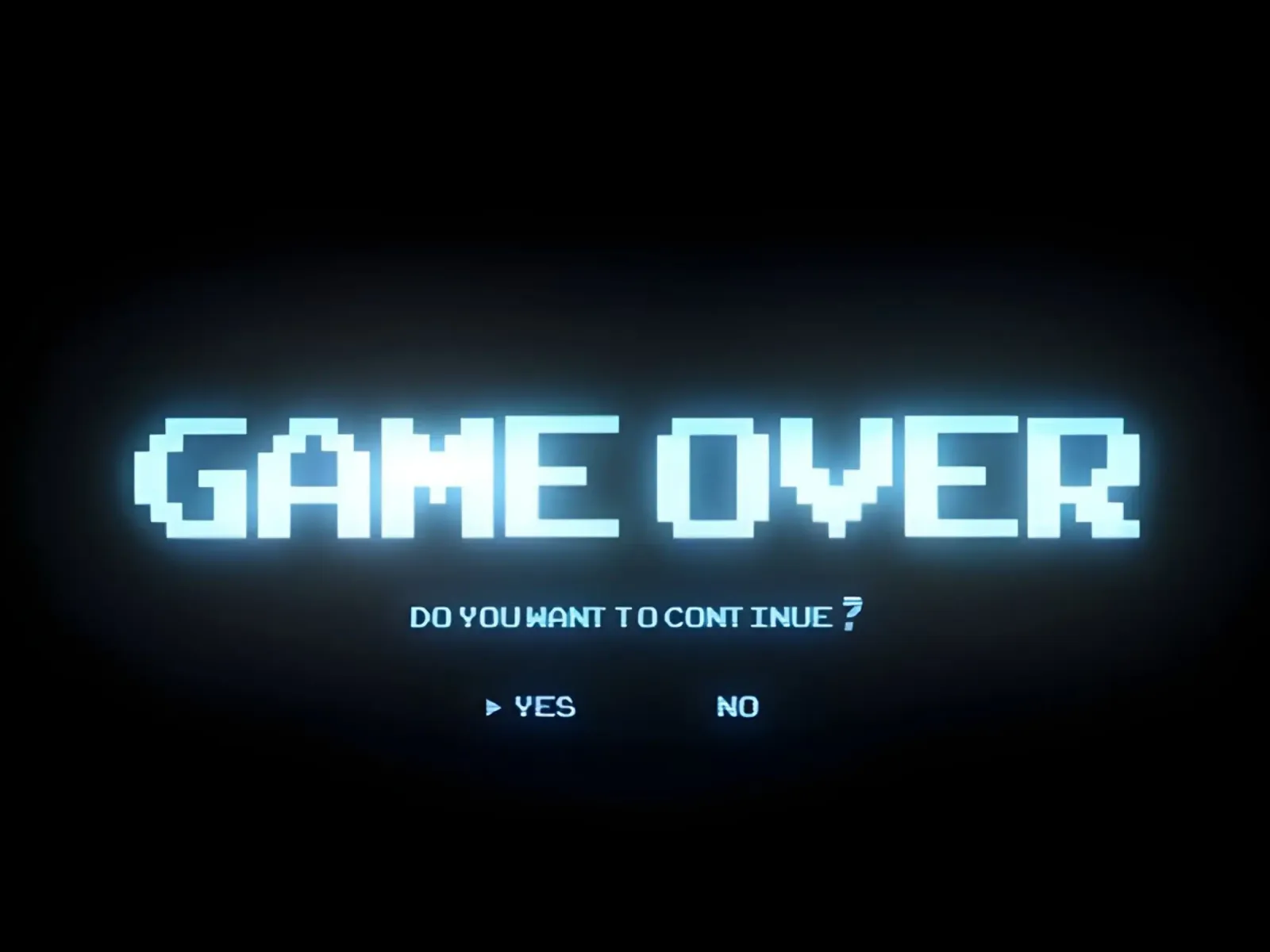 'GAME OVER' poster da Type & Tape