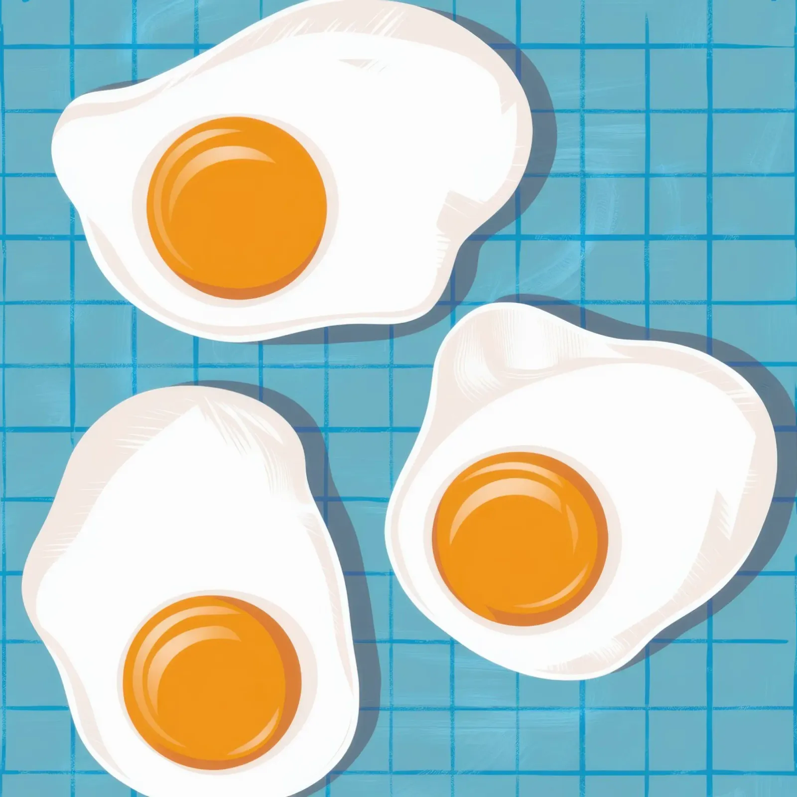 Sunny Side Pop poster con telaio in plastica da Bara Suara