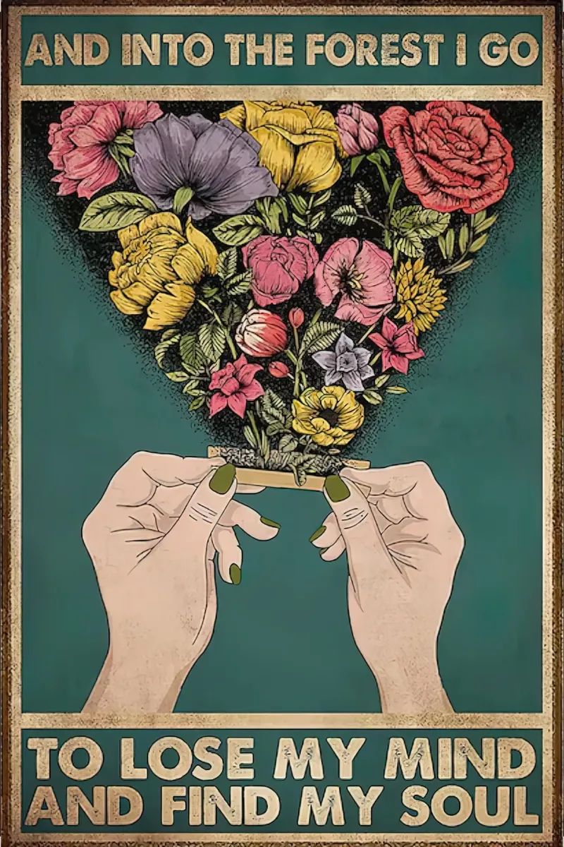 Lose my Mind And Into The Forest I Go canvas by eva udinese