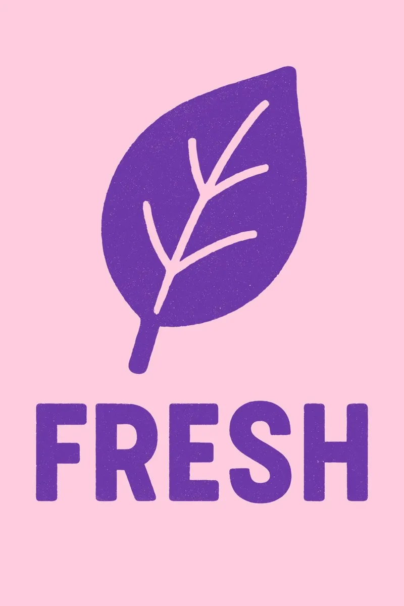 Fresh poster con telaio in legno da treechild