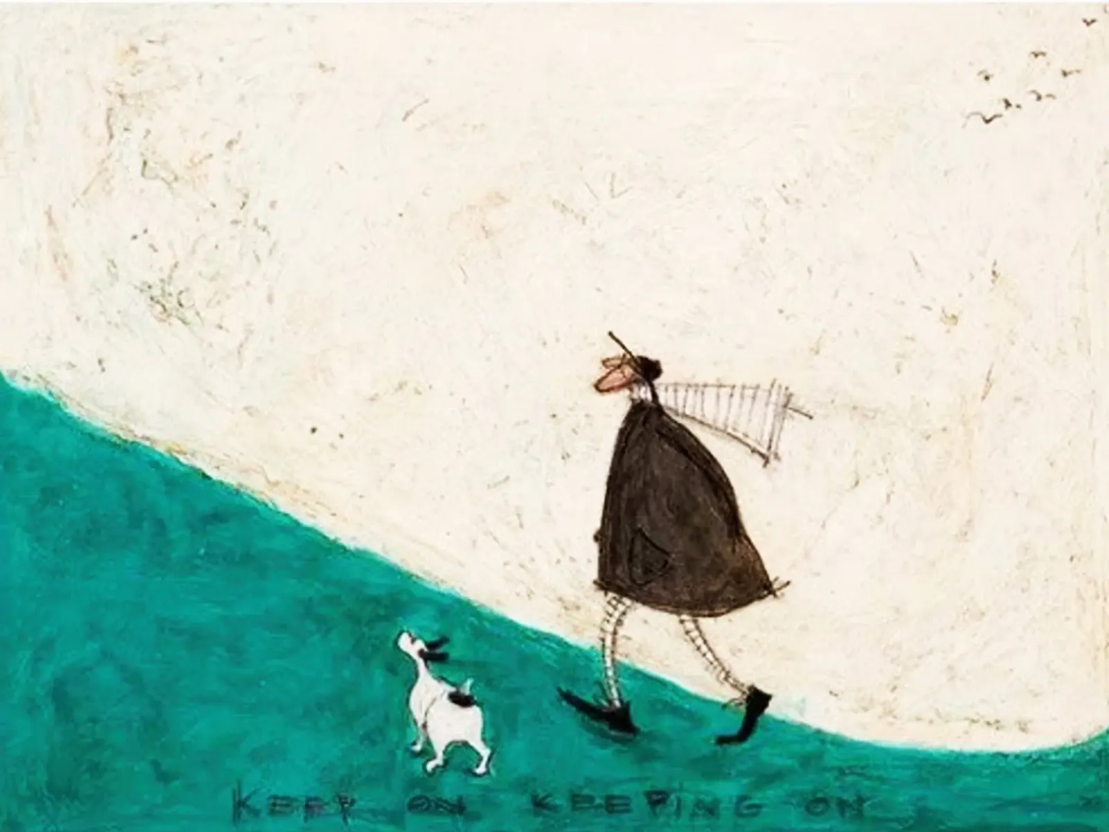 Sam Toft - Continuare a tenere poster con telaio in alluminio da Cummings
