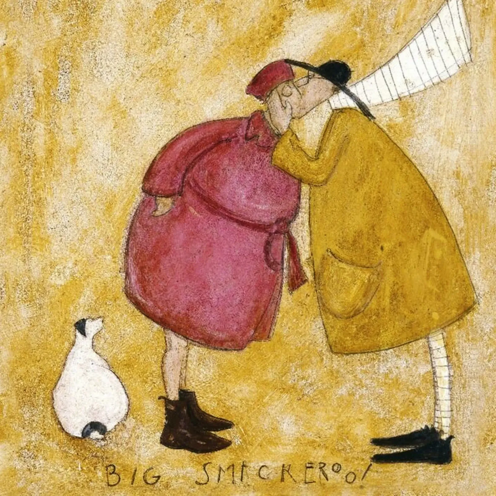 Sam Toft Grande Smackeroo poster con telaio in alluminio da Cummings