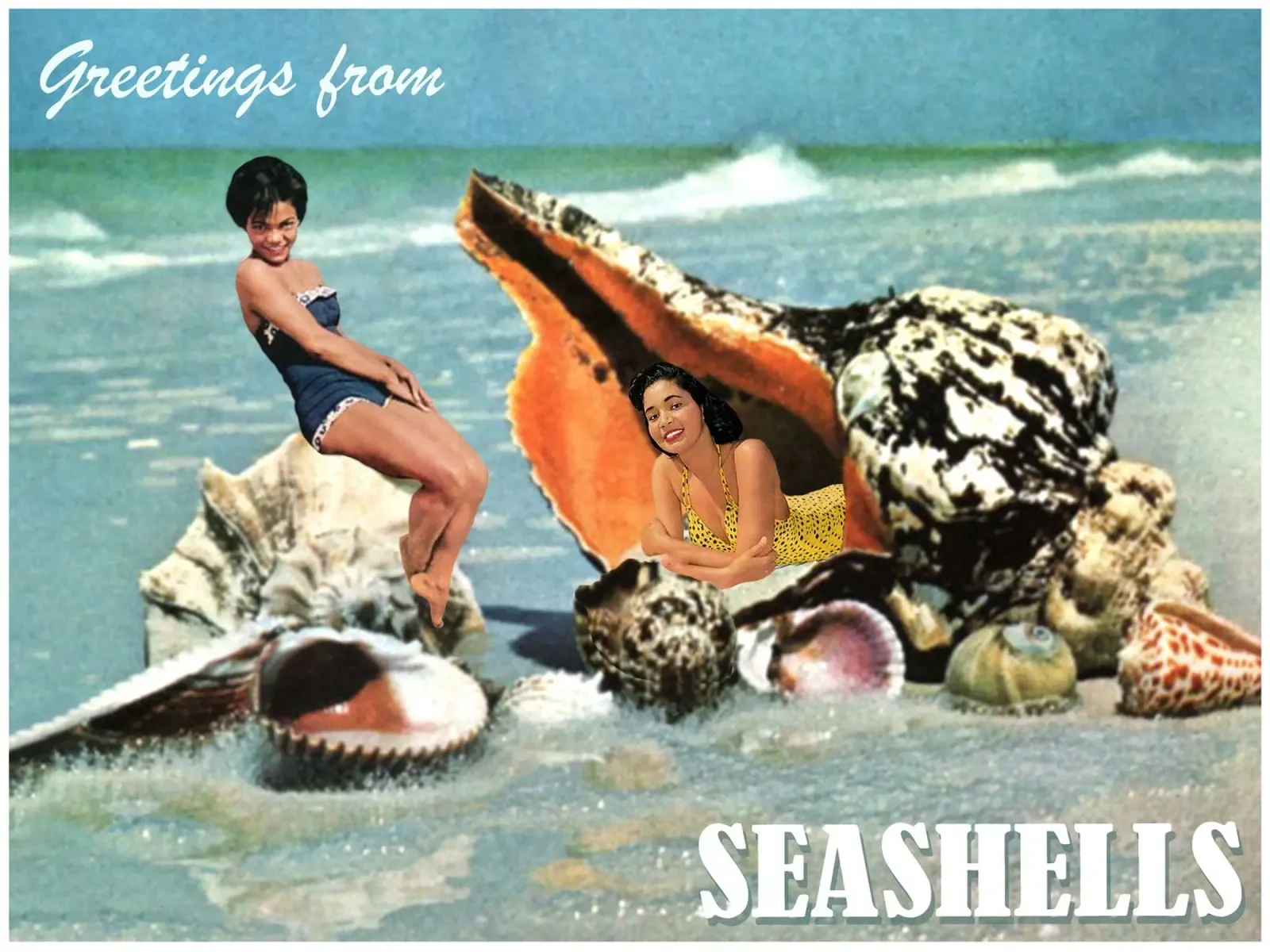 Greetings from Seashells canvas by MsGonzalez