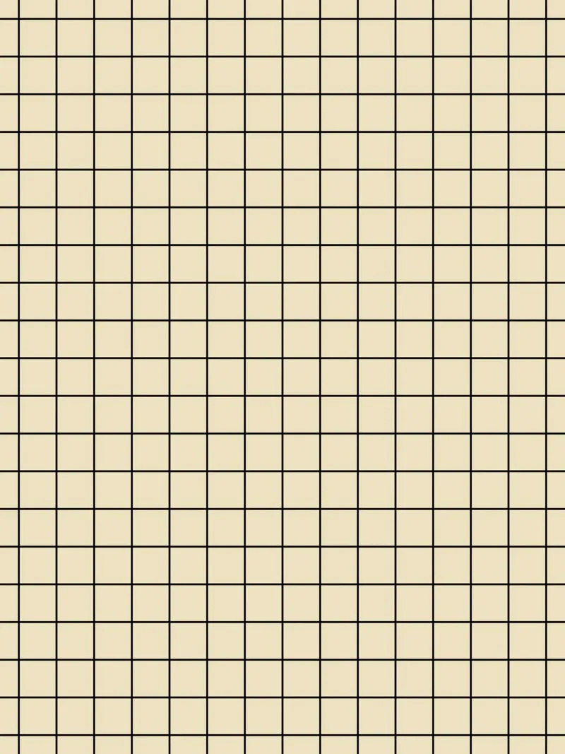 Minimal Basic Classic Grid | Nero su Beige pannello forex da Beauty in Simplicity