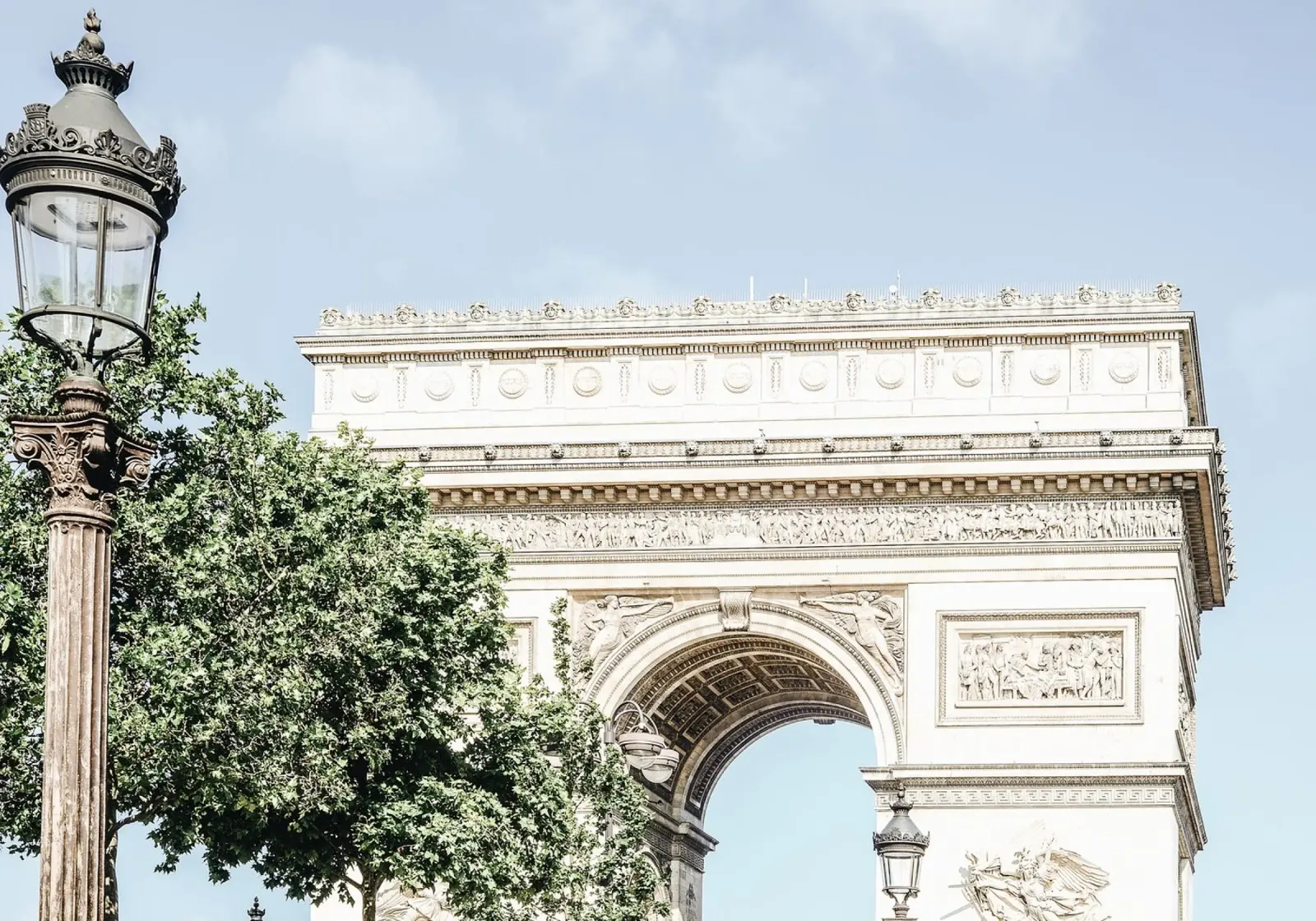 Paris Arc de Triomphe poster con telaio in alluminio da GraceDigitalArtCo