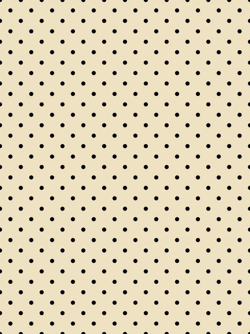Minimal Basic Polka Dots | Nero su Beige plexiglass da Beauty in Simplicity