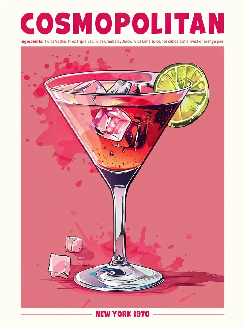 Cosmopolitan, New York 1970 poster da janetlynn