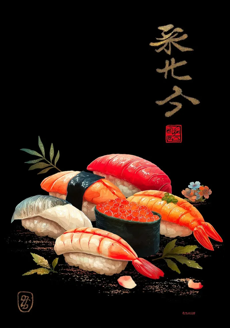 Sushi Nigiri poster da Stellar Creative