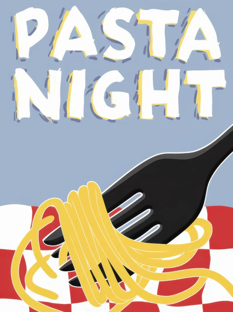 Ultimative Pasta-Proklamation Poster von Nova Glaze