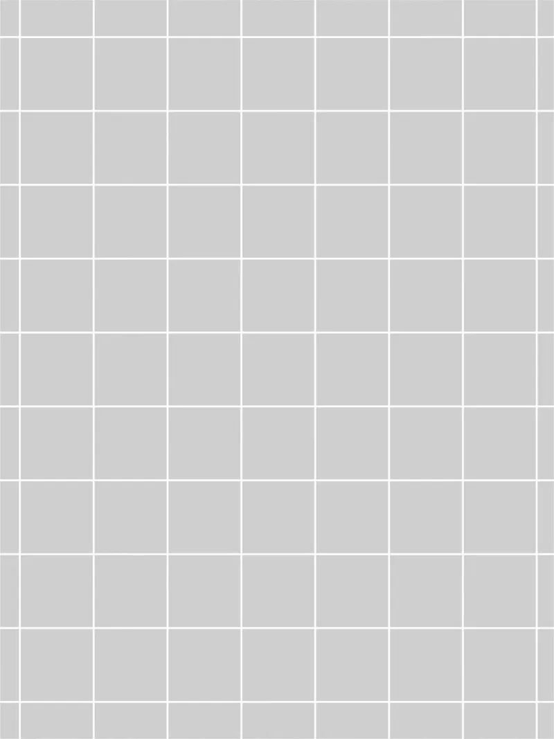 Minimal Basic Classic Big Grid | Bianco su grigio chiaro pellicola backlit da Beauty in Simplicity