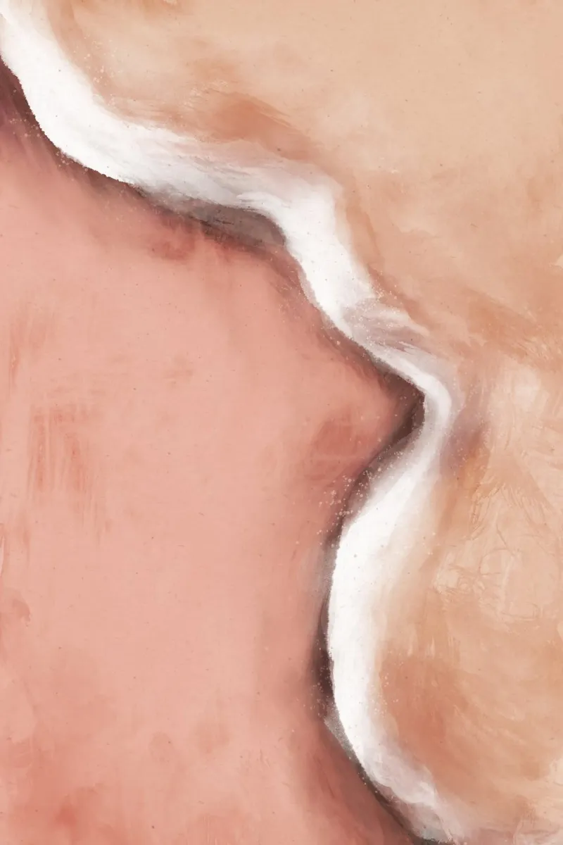 Peachy Wave carta hahnemühle da treechild