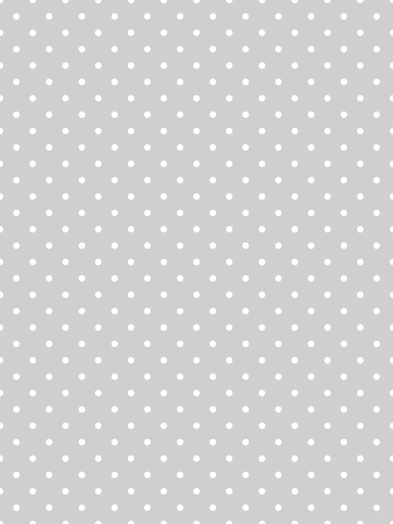 Minimal Basic Polka Dots | Bianco su grigio chiaro pellicola backlit da Beauty in Simplicity