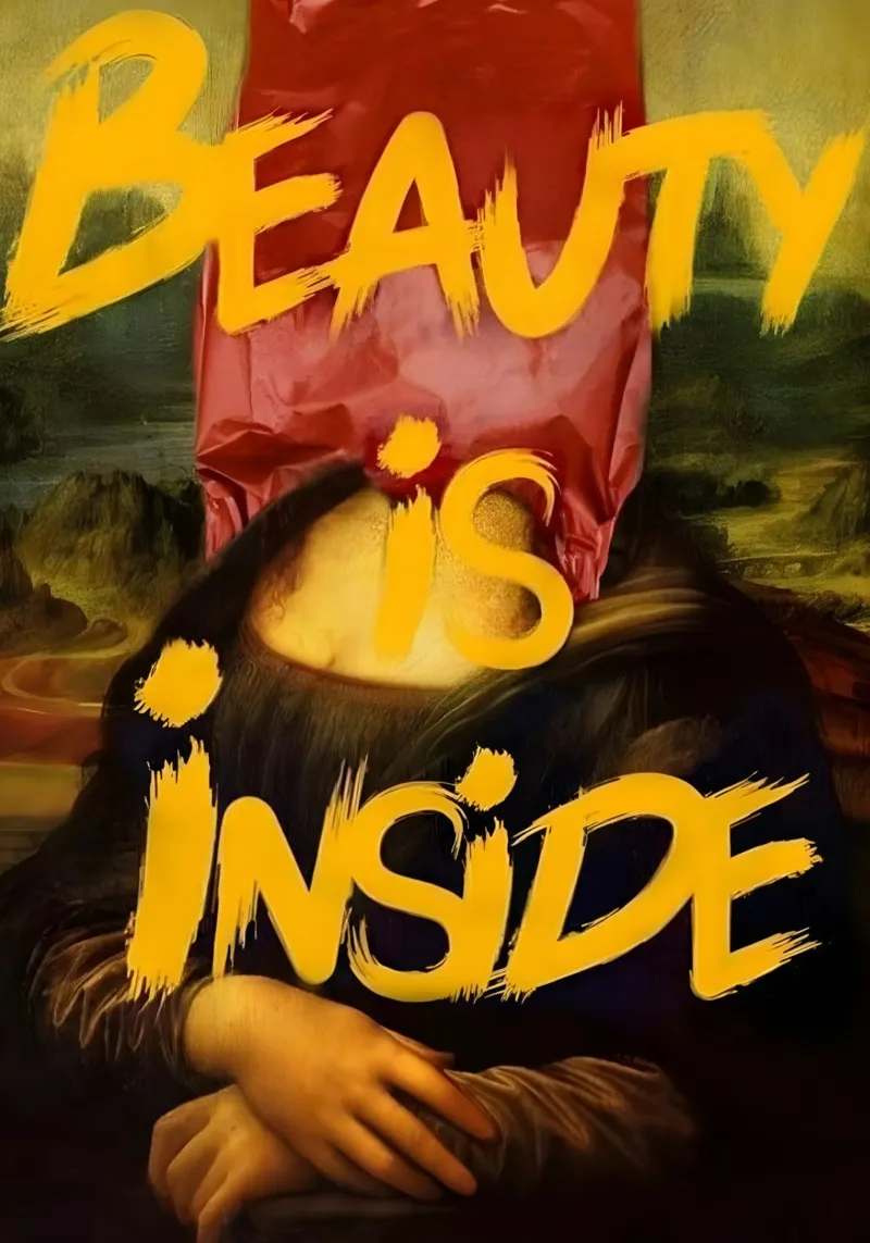 Beauty iş Inside poster da Type & Tape