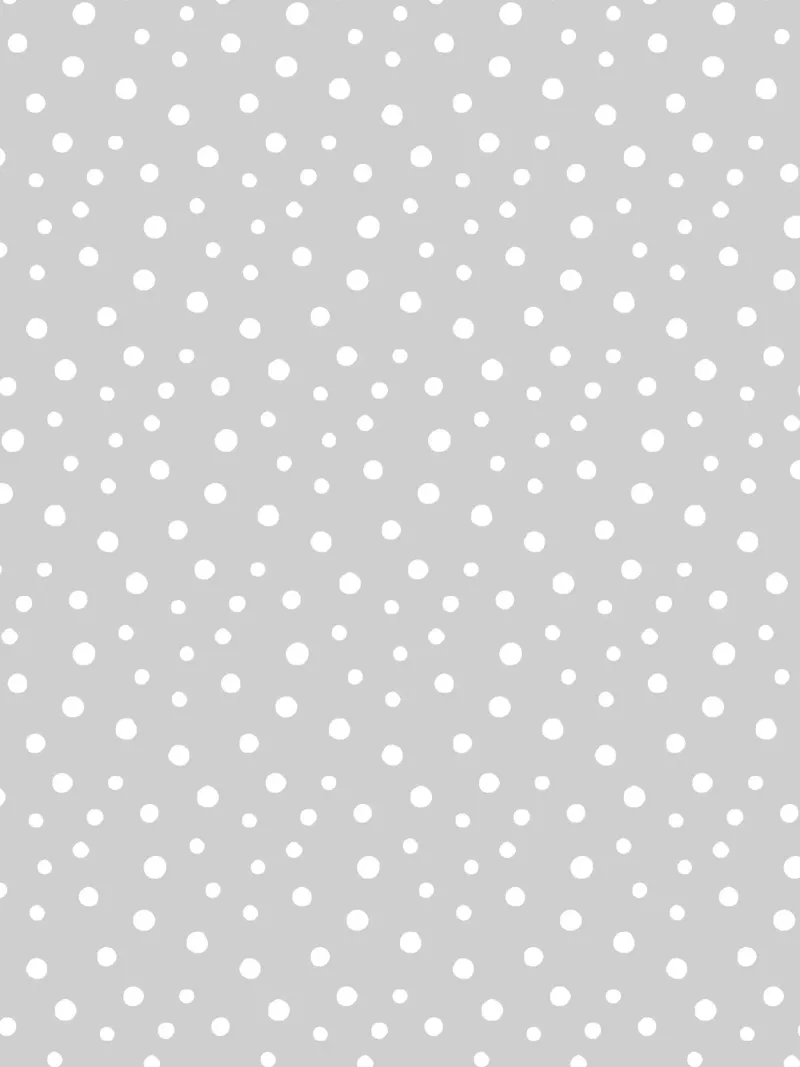 Minimal Chic Disegnato a mano a pois bianco su grigio chiaro pellicola backlit da Beauty in Simplicity