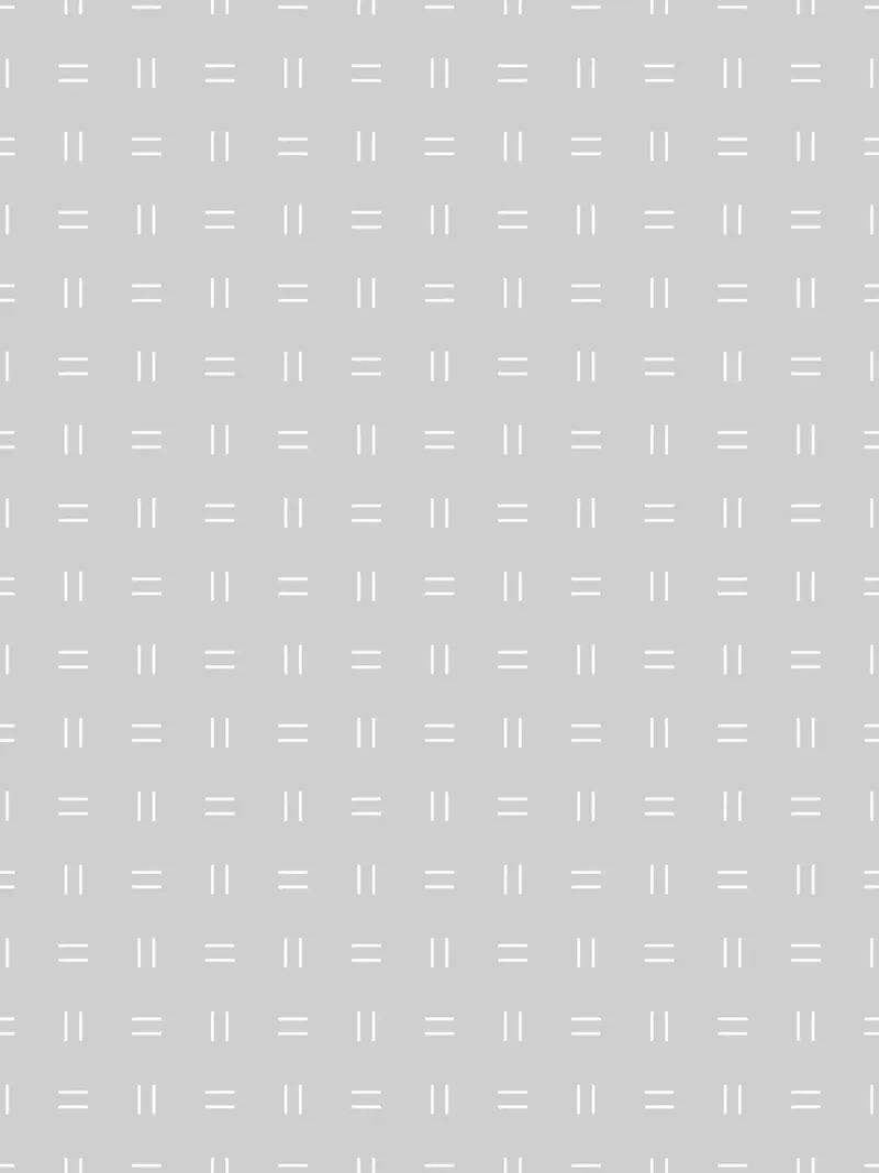 Minimal Classic Scandi a doppie linee, bianco su grigio chiaro pellicola backlit da Beauty in Simplicity