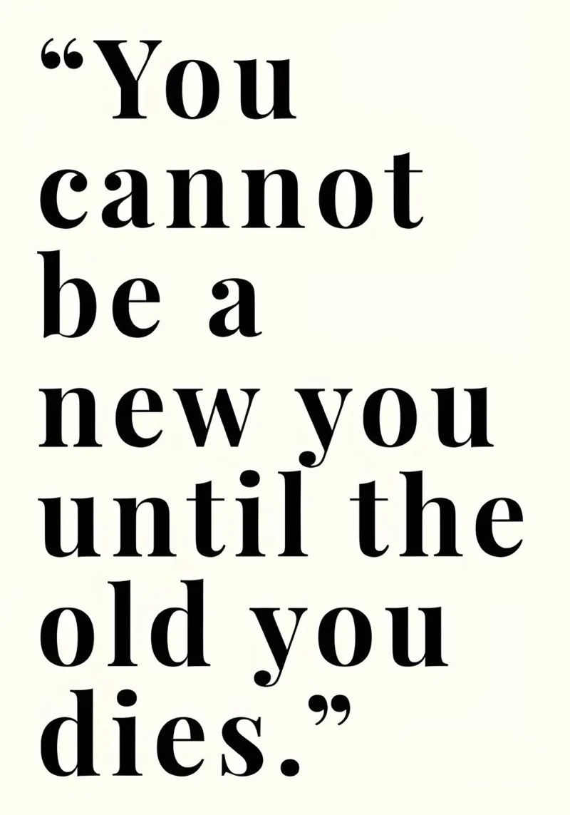 'You cannot be a new poster con telaio in plastica da Type & Tape