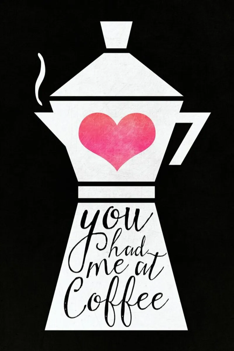 You Had Me at Coffee Dark carta hahnemühle da Elisabeth Fredriksson