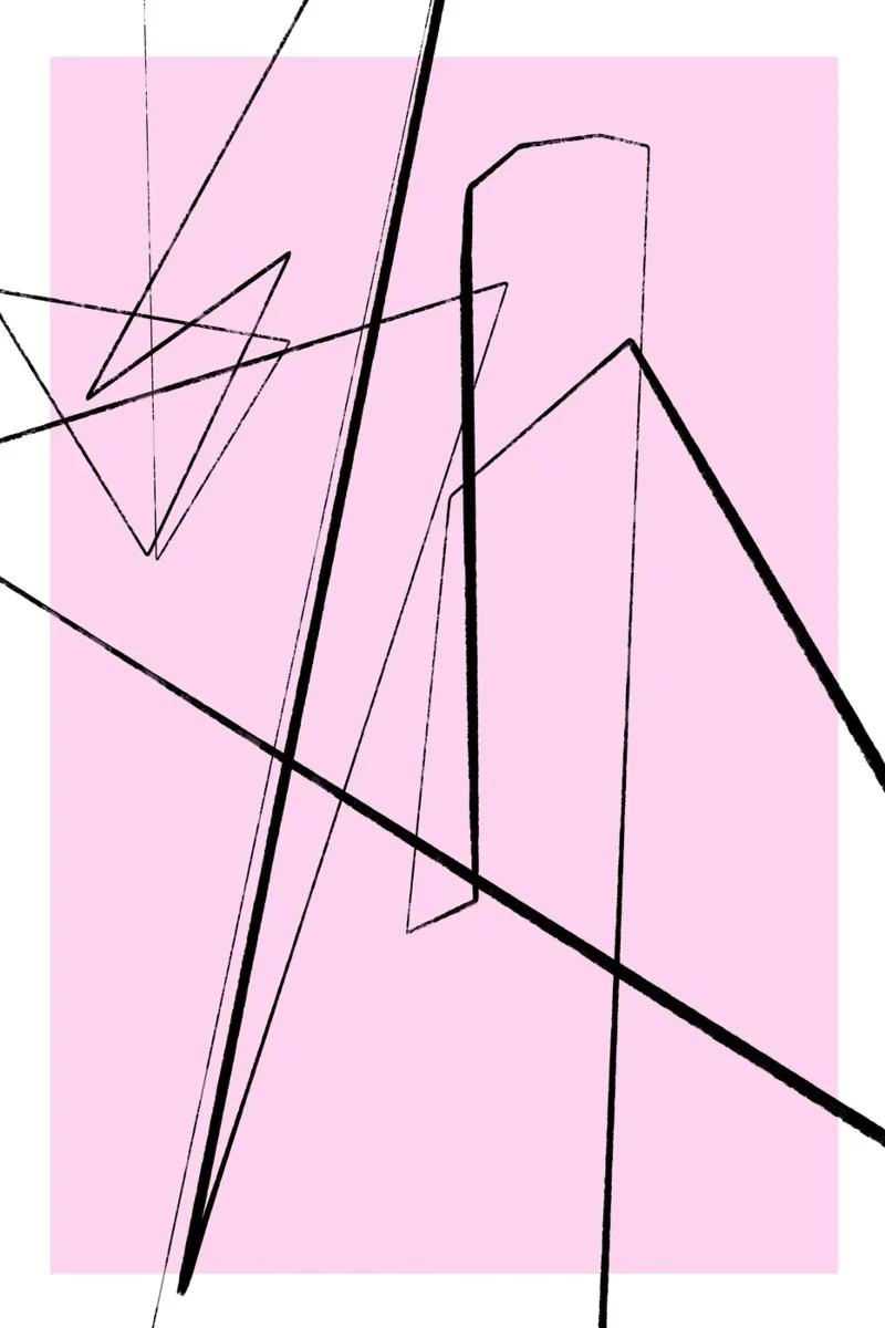 Angular Lines No 4 hahnemühle de treechild