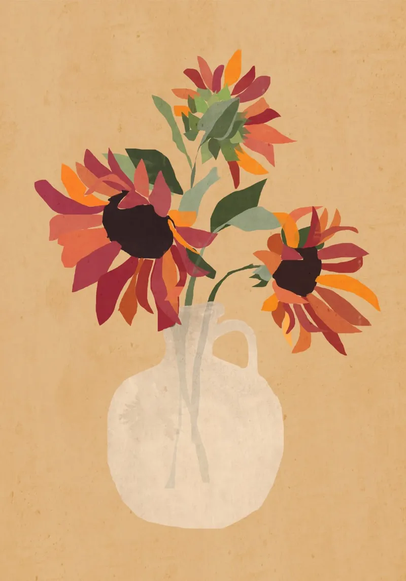 Sunflowers 8 canvas by ThingDesign