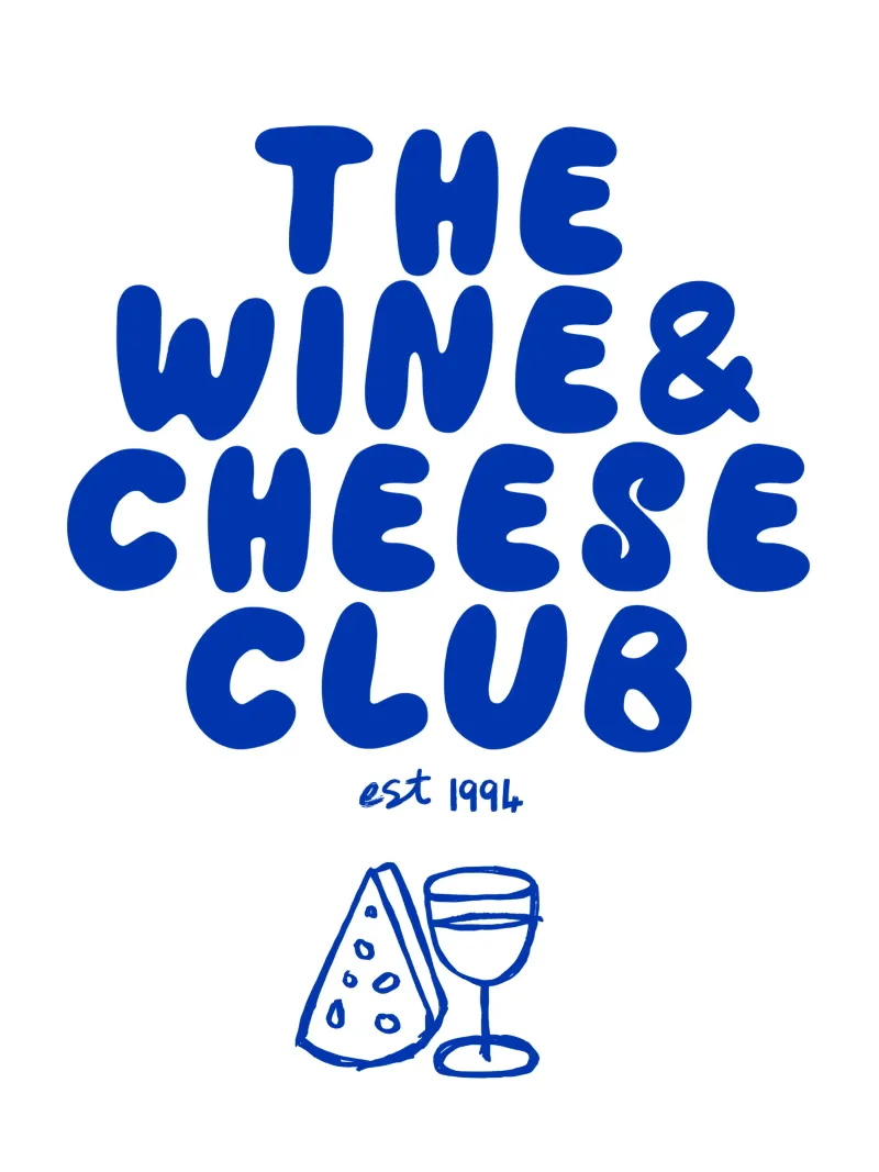 Wine & Cheese Club tela con Cornice a cassetta da Le club Club