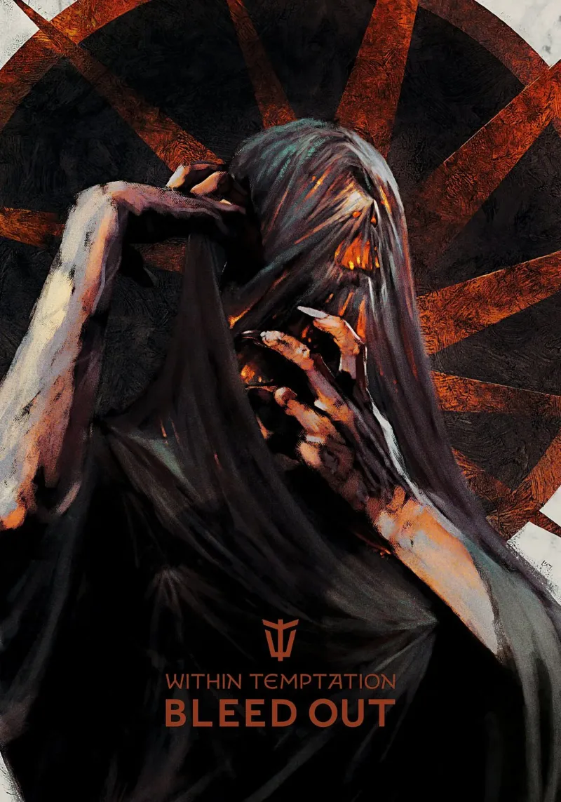 All'interno di Temptation Bleed Out poster con telaio in alluminio da discraft