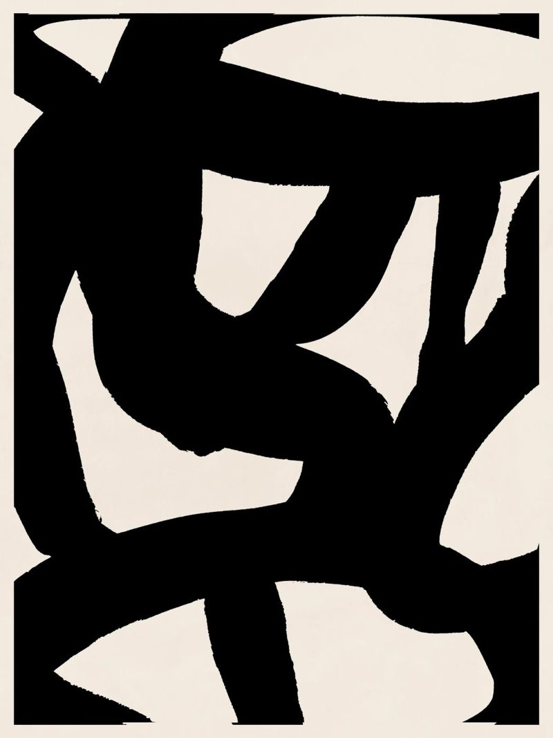 Art abstrait moderne 118 poster de ThingDesign