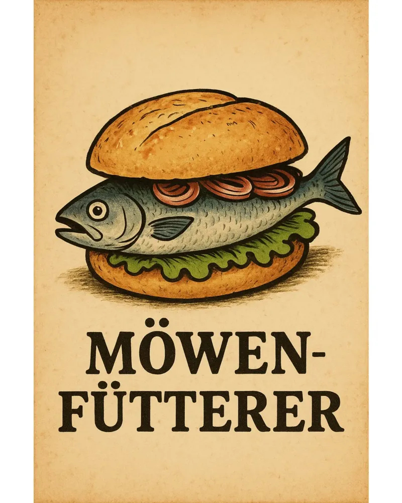 Möwenfütterer poster da Fies&Fein