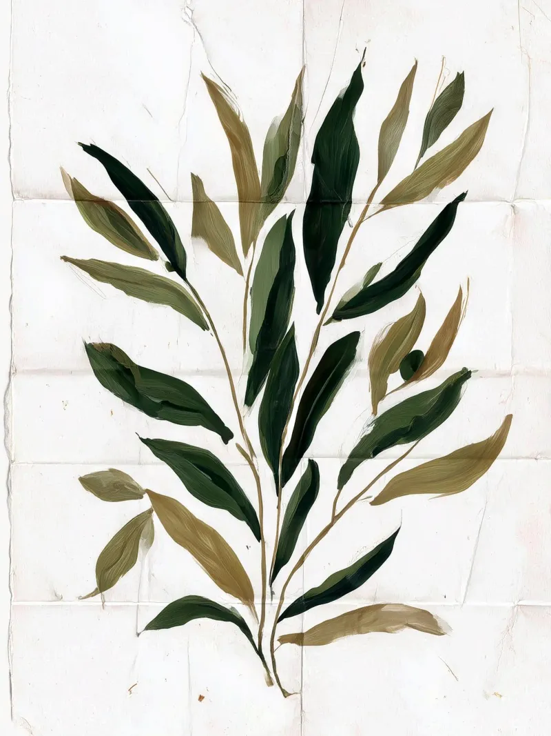 Studie "Olivenzweig Poster von Seed & Signal