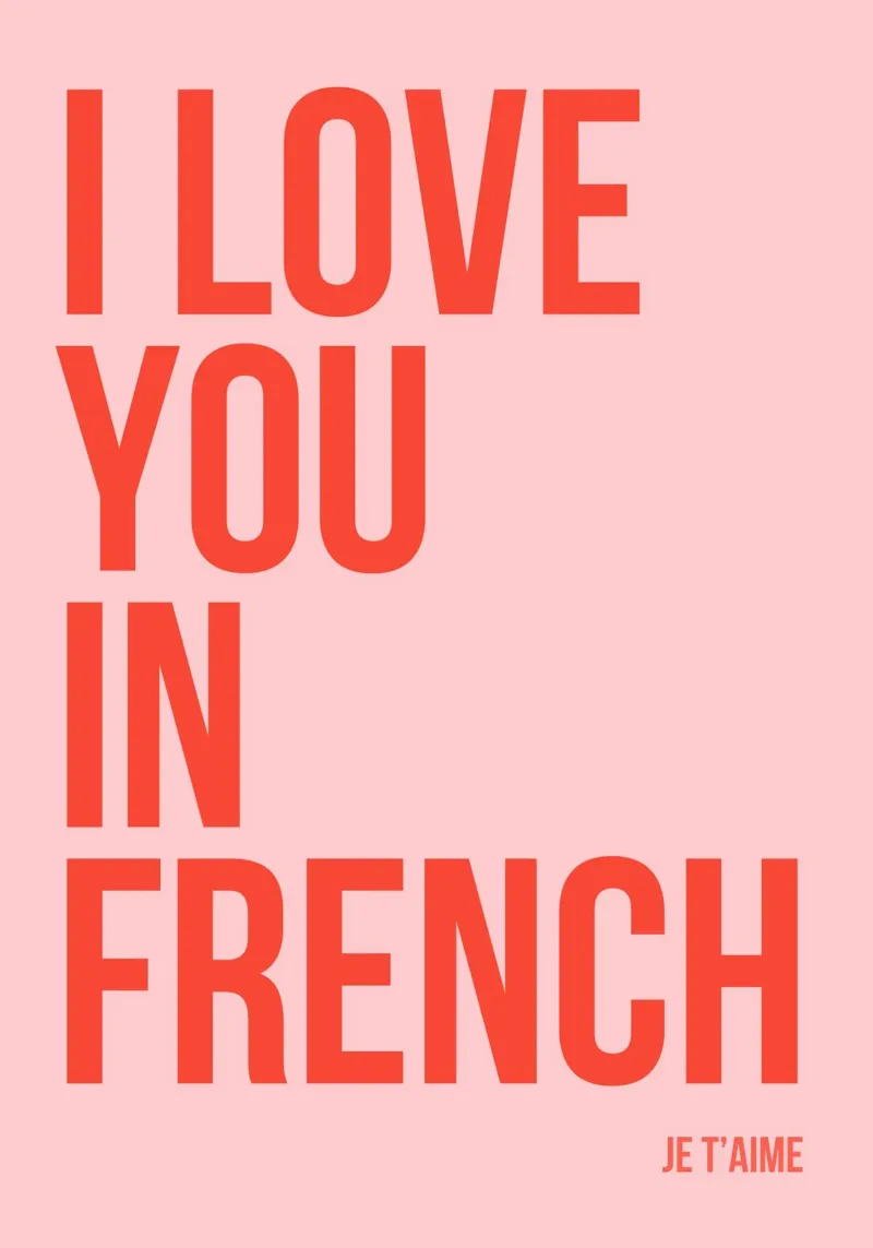 Ti amo in francese carta hahnemühle da fltmfrance