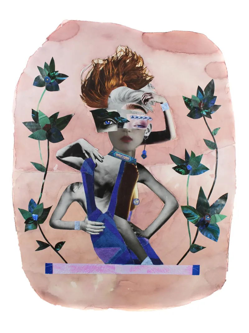 Funky Monkey canvas by Paperheartmixx