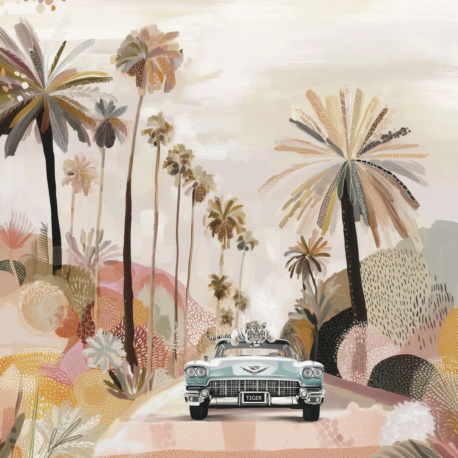 Cadillac Mirage poster con telaio in legno da June Jordan