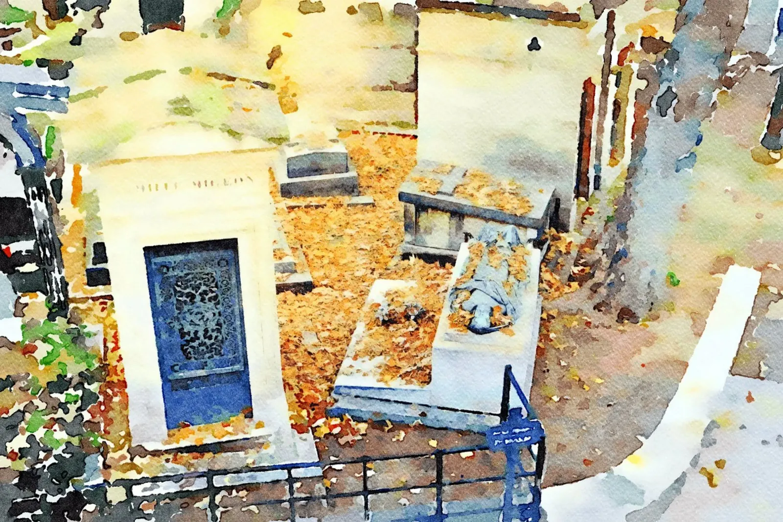 Montmartre poster con telaio in alluminio da Massimo Frascogna